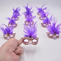 Yiseng Mini Masquerade Mask Party Decorations 12pcs