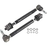 Adjustable Heavy Duty Tie Rod Ends Kits Front Lower Tie Rod | Compatible with GMC Sierra/Chevy Silverado 2500HD/3500HD 2011-2024 Inner Outer Tie Rod End Kit