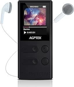 Amazon.com: AGPTEK A22 8GB Solar Power Mp3 Player with FM Radio/Voice