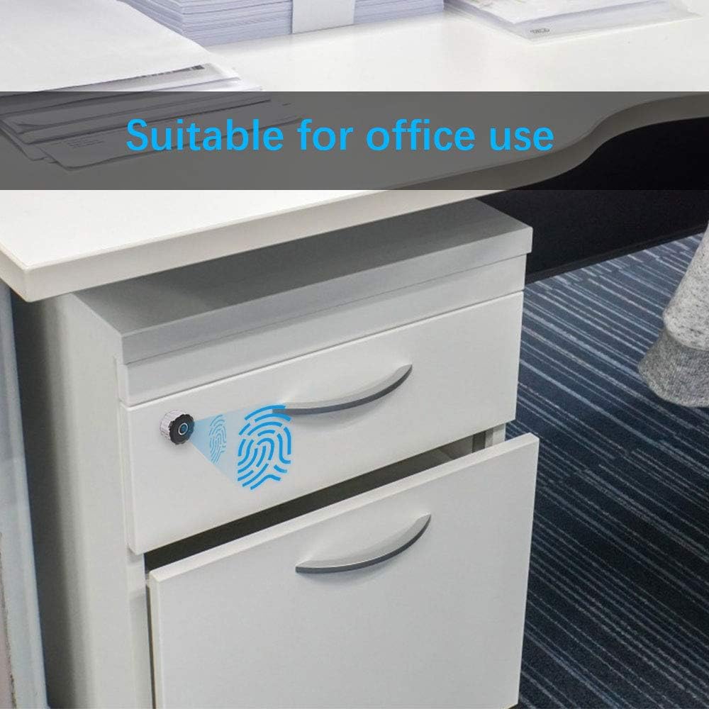 1 Pack Asecute Metal Biometric Fingerprint Cabinet Lock With Bluetooth Tuya Smart App Support App Bluetooth Fcc Certified Keyless Cabinet Lock Is Suitable For Home Or Office Furniture Tools Home Improvement Hardware