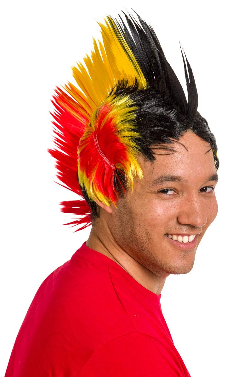 Folat - Wig Mohawk Belgium - One Size