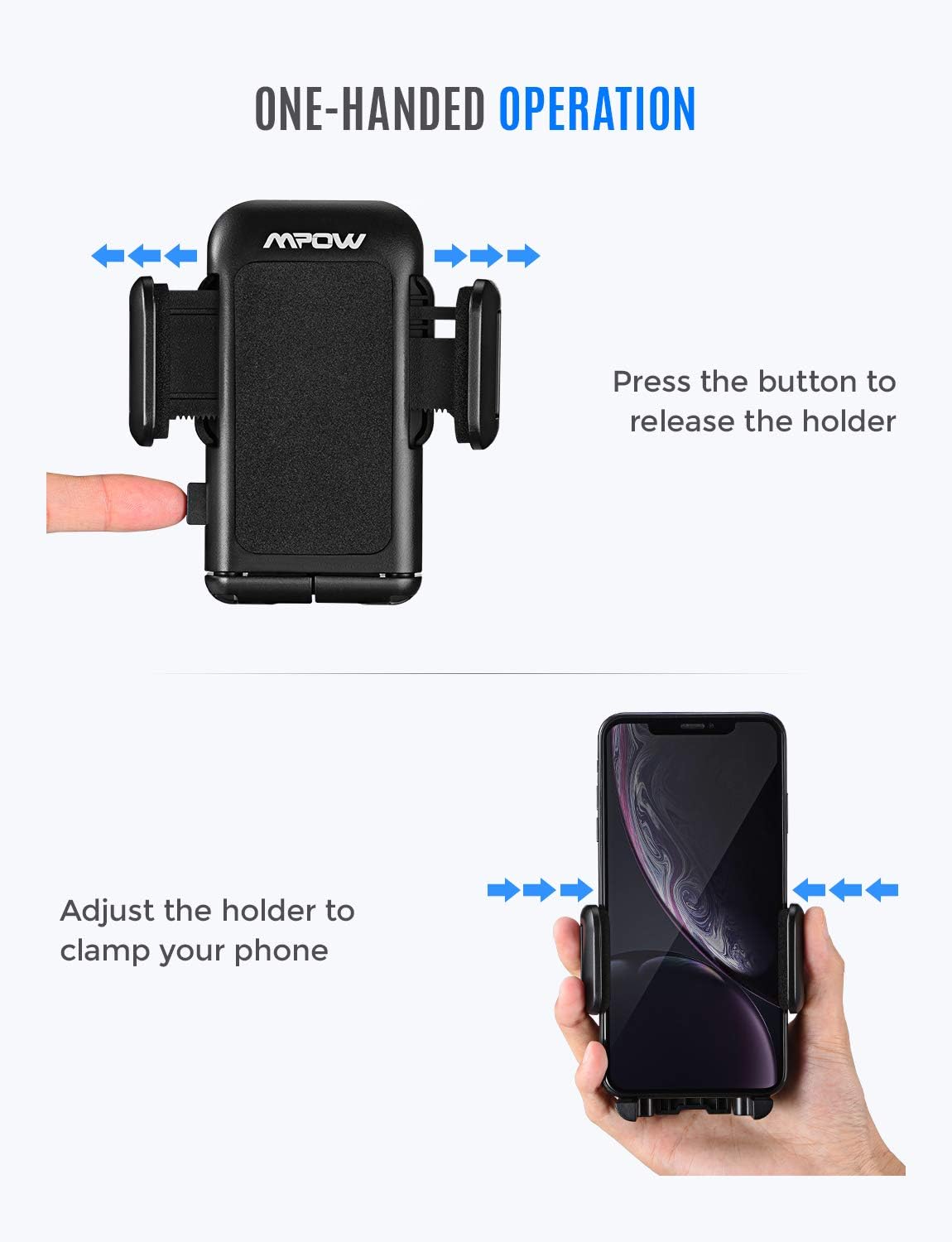 phone button holder