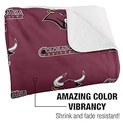 Colorado Mesa University Blanket, 50"x60" Logo