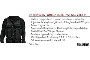BLACKHAWK! BLACKHAWK Omega Elite Tactical Vest Number 1