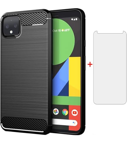 Custodia A Portafoglio Asuwish Per Google Pixel 4 XL - Copertina In Pelle Con 6 Slot, Supporto E Vetro Temperato Incluso, Nero