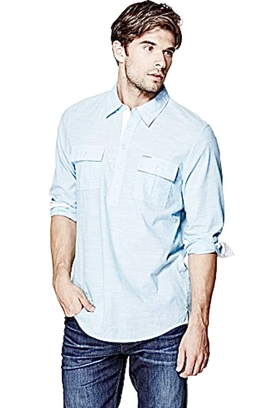 Buy Guess Men's Casual Shirt at Amazon.in
