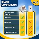 JKG Standard Playing Deck of Cards Plastic Coated 52 + 2 Jokers view 6