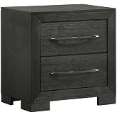 Picket House Furnishings Kenn 2-Drawer Nightstand in Black