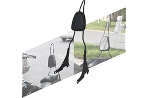 HCmotorku Motorcycle Detachable Rear Passenger Backrest Sissy Bar with Cushion Pad Fit for Harley Sportster XL 883 1200 2004-
