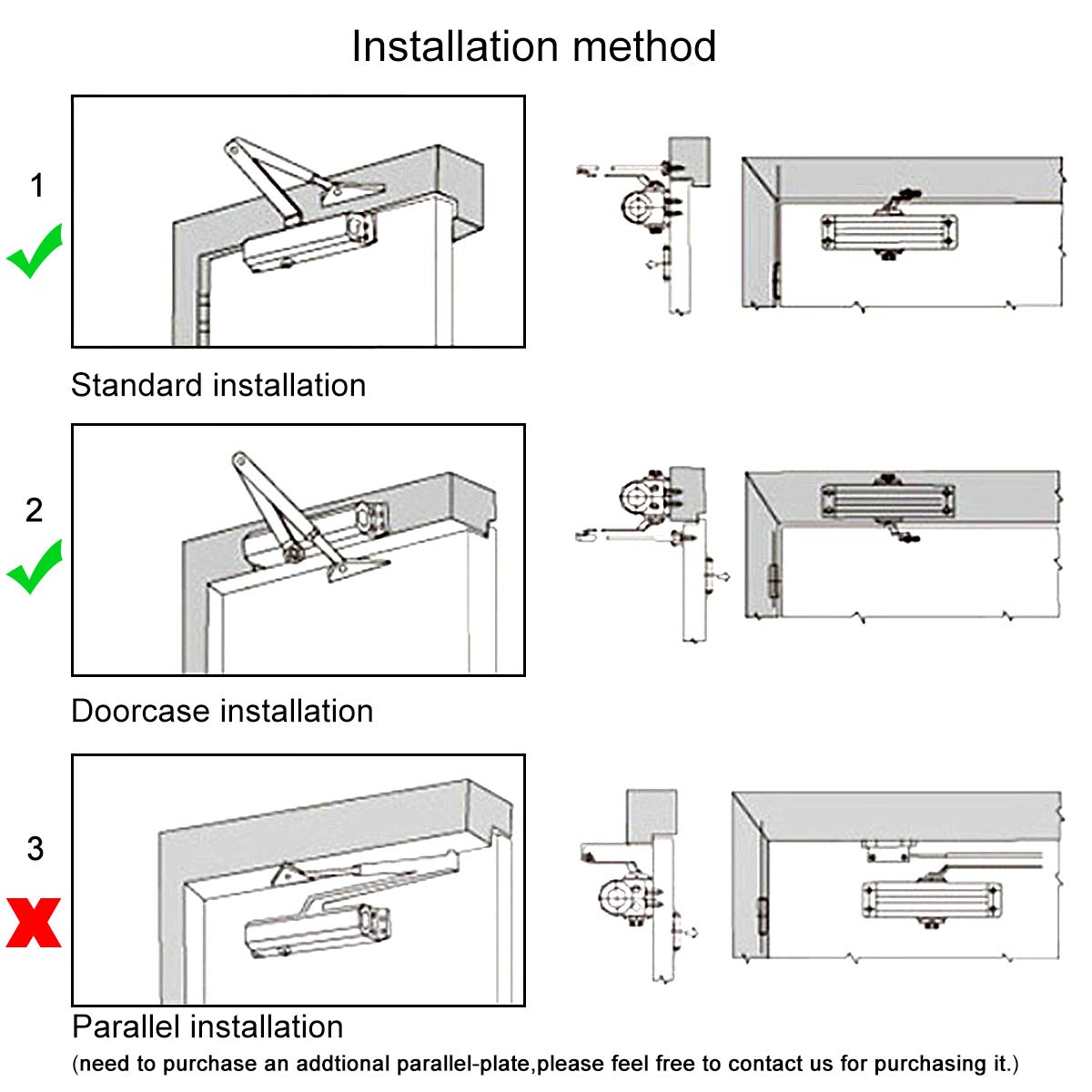 Adjustable Onarway Automatic Alloy) Door(Aluminum MiddleWeight for