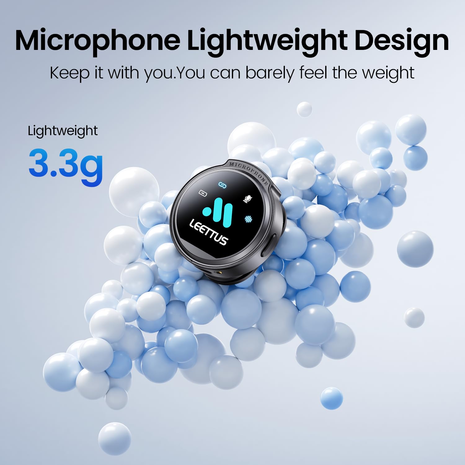2 Pcs True Dual Receivers Mini Microphone for iPhone 7-16/Android/Tablet,Lavalier Wireless Microphones with DSP Noise Cancellation,Magnetic Clip,18H,Mic Mini for TikTok,Live Streaming,Interviews,Gifts