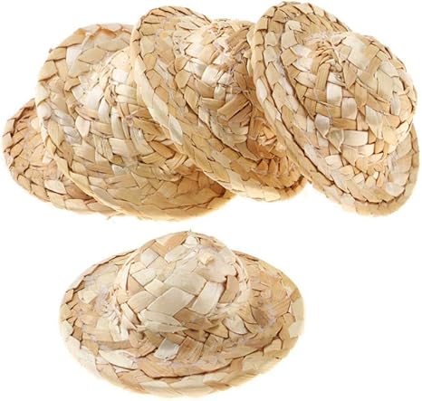 miniature straw hats