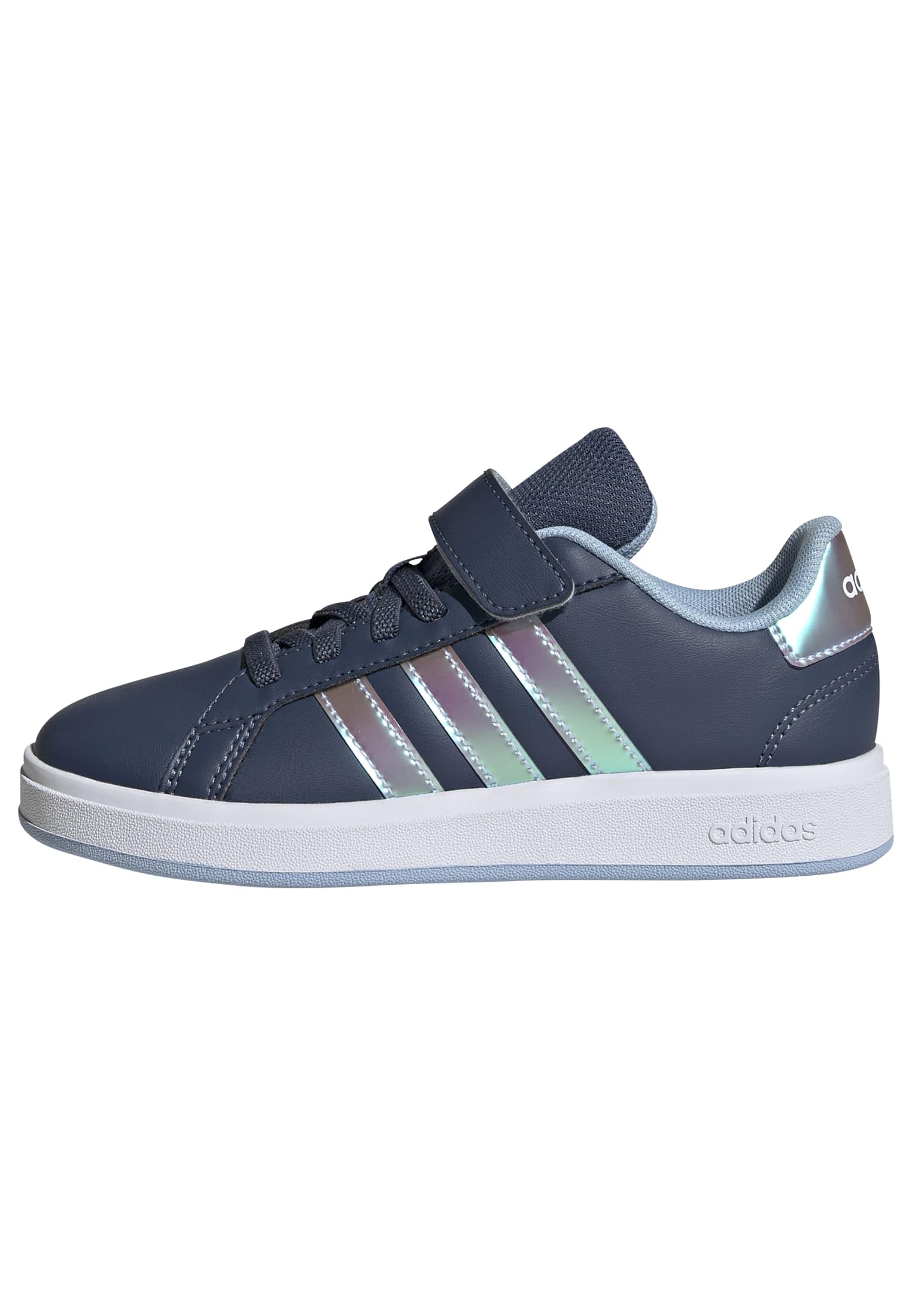 Adidas Unisex-Kids Grand Court 2.0 Elastic Lace, Preloved Ink/White/Clear Sky, 13 Image