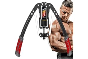 EAST MOUNT Twister Arm Exerciser - Adjustable 22-440lbs Hydraulic Power, Home Chest Expander, Shoulder Muscle Training Fitness Equipment, Arm Enhanced Exercise Strengthener.