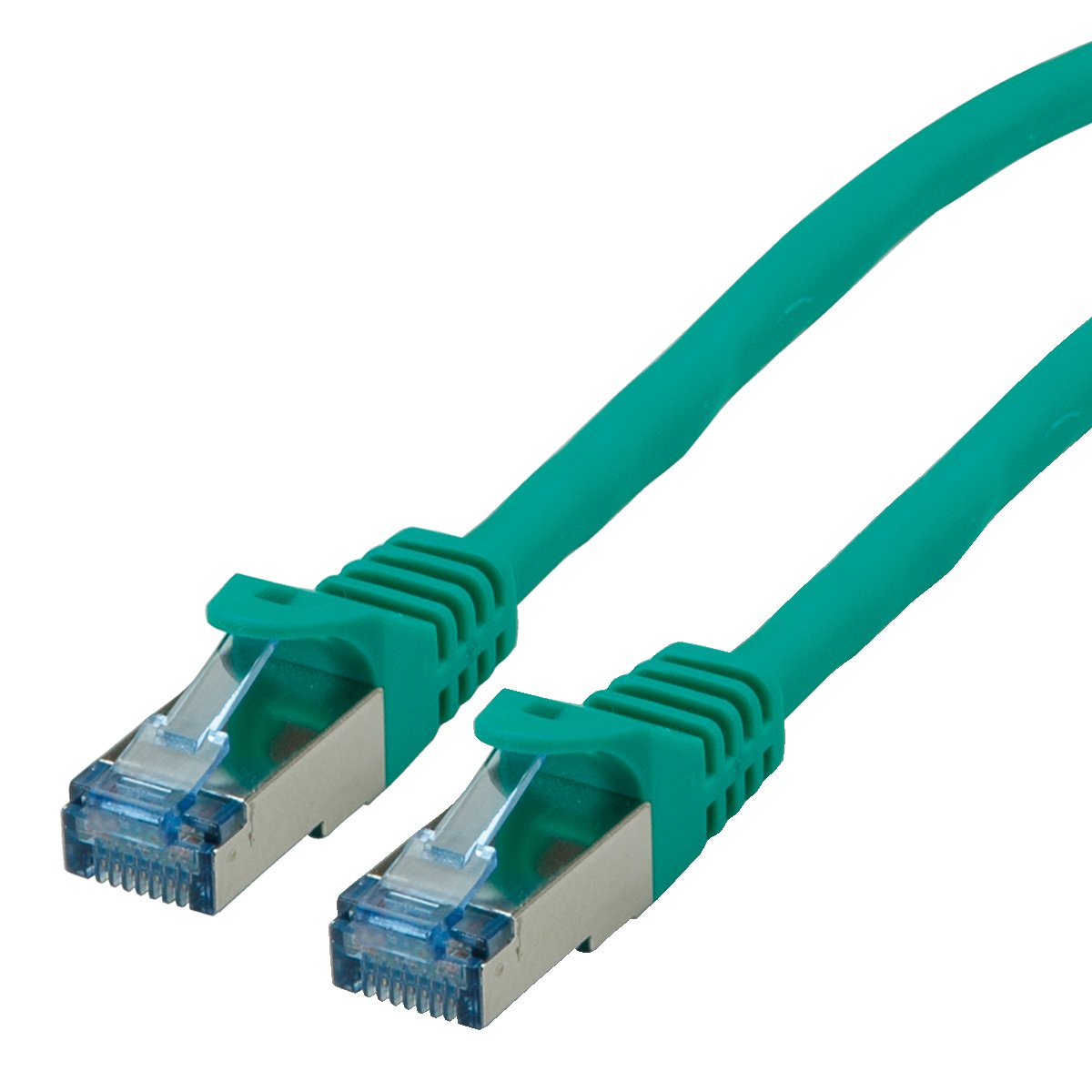 Roline S/Ftp Patch Cable Cat 6A Component Level Lsoh, Green, 1.5 M