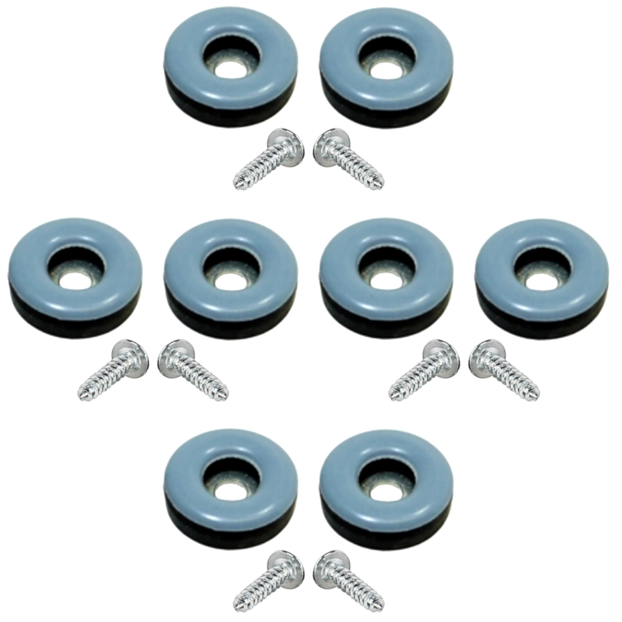cyclingcolors 8 x Teflon Furniture Gliders PTFE Furniture Feet Plastic Round Sliding Discs Furniture Furniture Coaster 22 mm