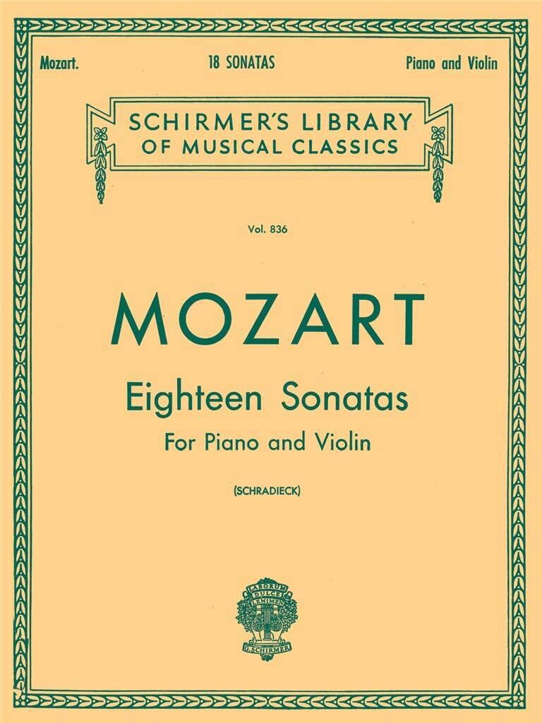 18 Sonatas: Schirmer Library of Classics Volume 836 Violin and Piano (Schirmer's Library of Musical Classics)