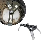 Gilovc Car Fuel Pump Removal Tool, Adjustable Fuel Pump Lock Ring Removal and Reinstall Tool, Auto Fuel Lid Tank Cover Collar Ring Spanner, Universal 4.5" to 7.3" Fuel Tank Repair Tool