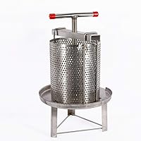 Honey Press Extractor Wax Presser Fruit Juice Wine Press Cider Making Honeycomb Press Household Beekeeper Tool…