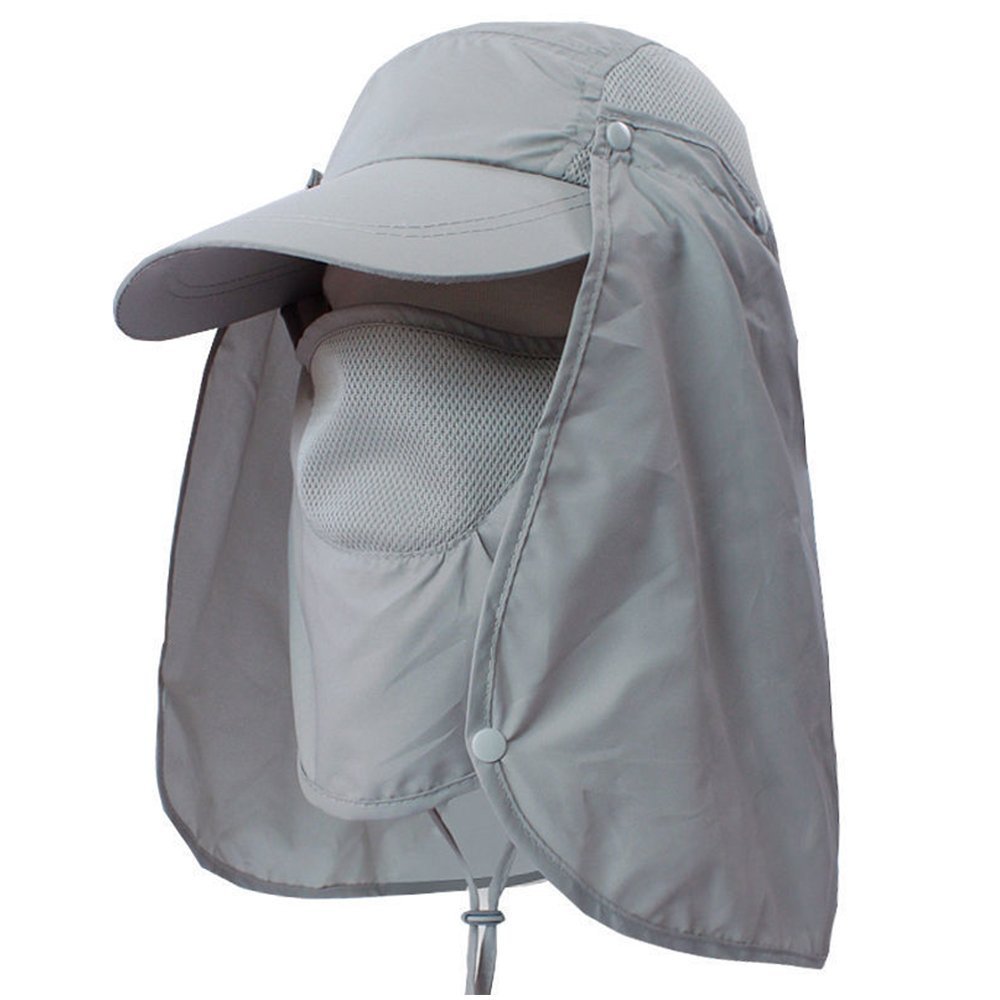 Buy 360°UV protection Sun Cap, Flap Hat Man Women Folding UPF 50+ Sun