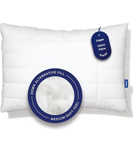 Amazon.com: Casper Sleep Down Pillow for Sleeping, King, White