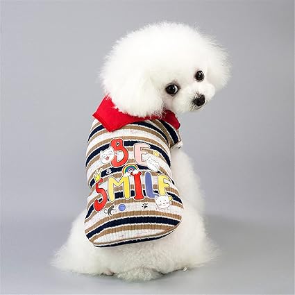 Amazon 犬服 春夏の ペット服ココナッツの刺繍のベストの 犬服 小型犬の両足の服 L A01 Bigotery シャツ パーカー 通販