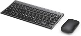 Seenda WGJP-031 Small Wireless Keyboard and Mouse Combo Black Gray