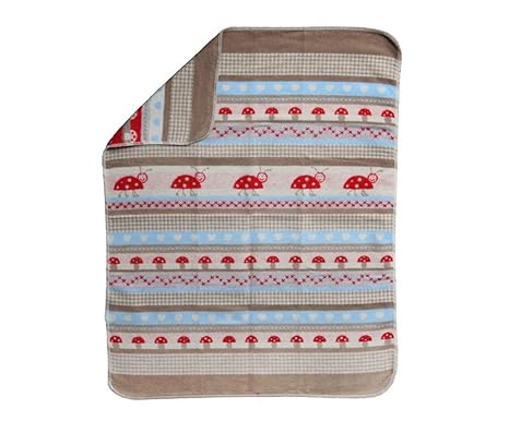 David Fussenegger 62818079 Baby und Kinderdecke Juwel Käferbordüre