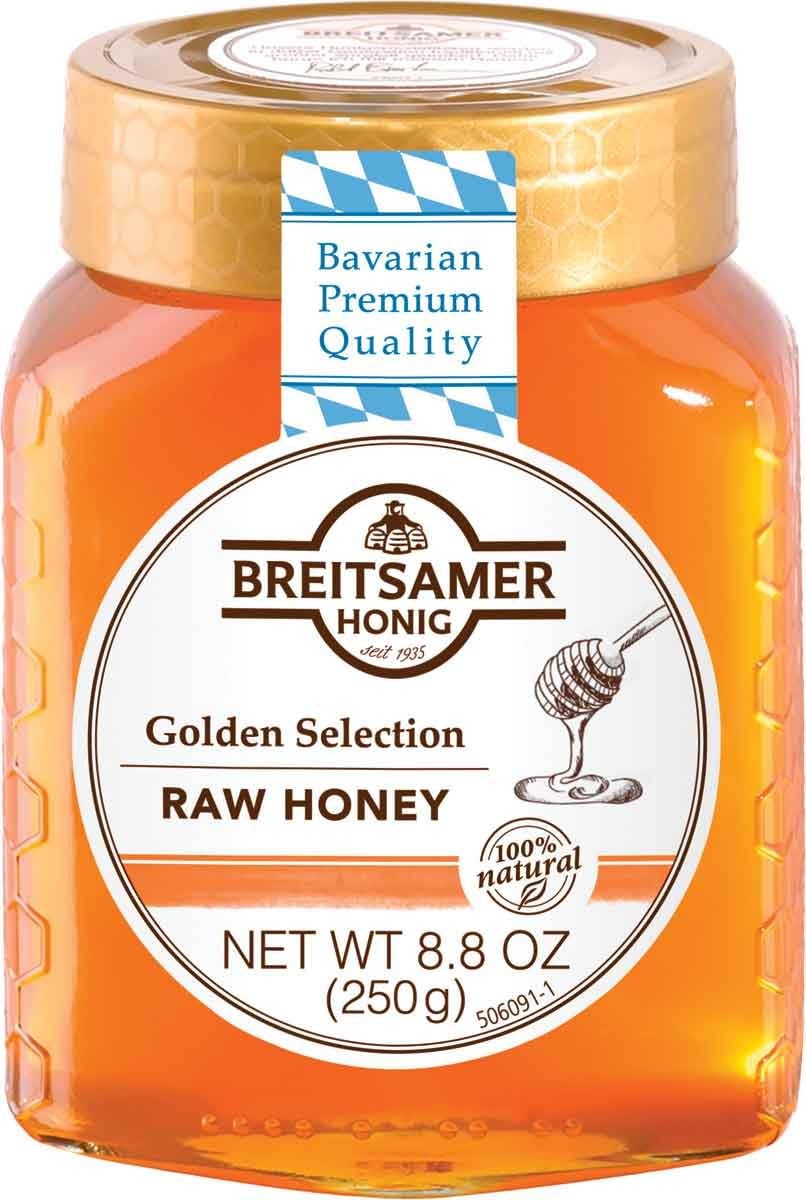 Breitsamer Honey in Jar, Golden Selection, 8.8 Ounce