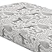 Carousel Designs Gray Woodland Animals Crib Sheet - Organic 100% Cotton Fitted Crib Sheet - Made in The USA