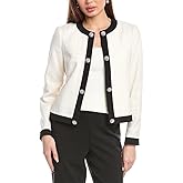 Anne Klein Women's Tweed Framed Cardi