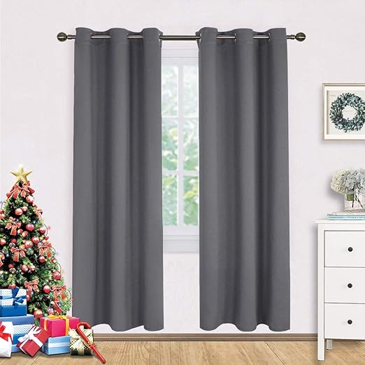 Amazon Com Nicetown Bedroom Blackout Draperies Curtains Panels