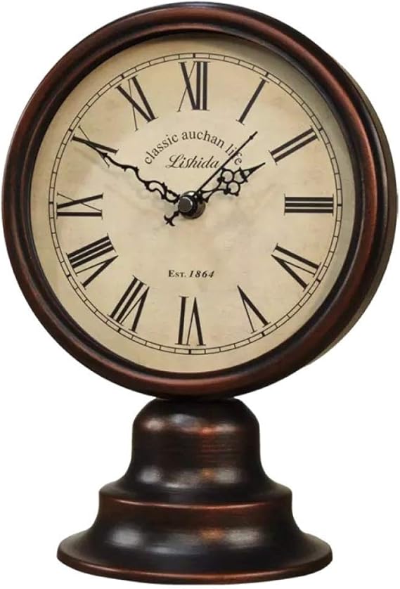 POETRY Reloj Retro Sala de Estar Reloj Europeo decoración de Escritorio