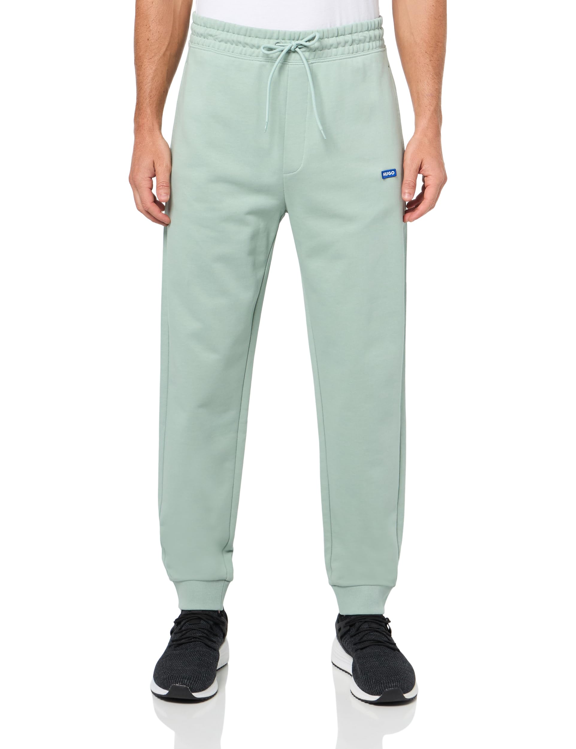 HUGO Small Patch Logo French Terry Sweatpants,Lettuce Green,XL