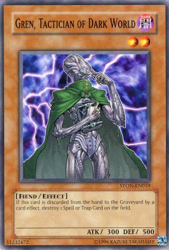 Yu-Gi-Oh! - Gren, Tactician of Dark World (STON-EN019) - Strike of Neos - Unlimited Edition - Common