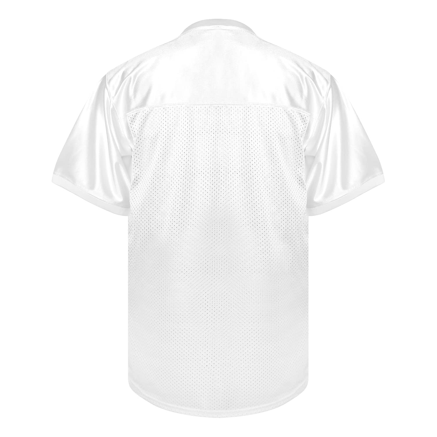 Blank Football Jerseys For Men - Mesh Practice Jerseys Multiple Colors S-3XL