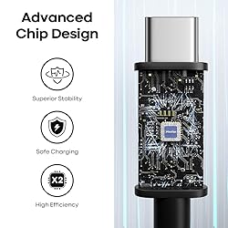 CLEEFUN Long USB C Cable, [26ft/8m] USB A 2.0 to