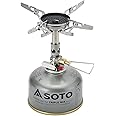 SOTO Windaster Stove with 4Flex - All-around Canister Stove For Windy Weather. Durable & Efficient Design with Built-in Winds
