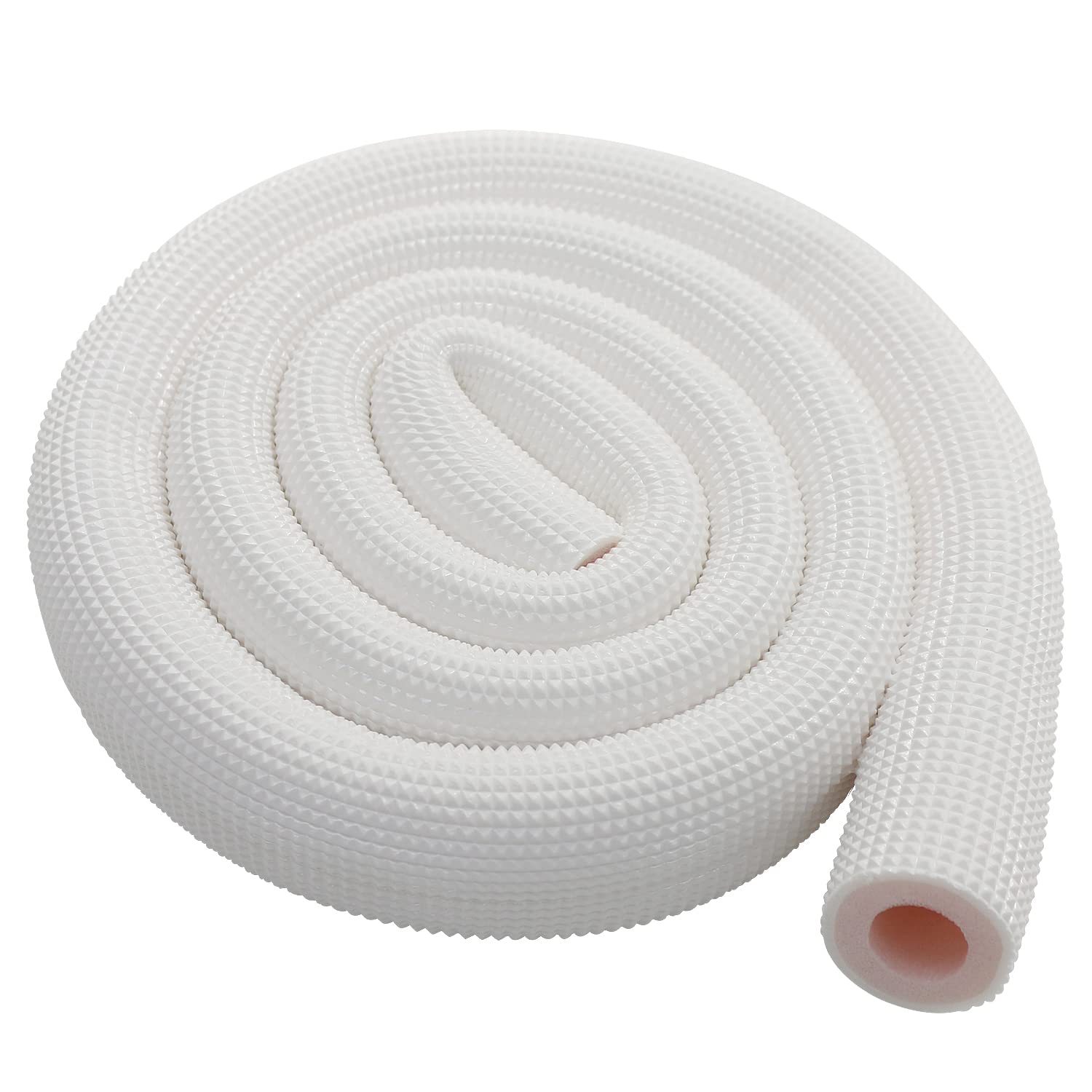 Photo 1 of Urbest  Insulation Tubing 1" x 3/8" Heat Preservation Insulated 6-Foot Length Handle Grips (White-19x10)
