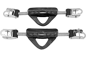 MUNEFE Diving Fin Spring Strap, Grip Spring Fin Straps, Stainless Steel Dual Use Scuba Diving Fin Spring Heel Strap Assembly 