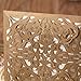 WISHMADE Gold Laser Cut Wedding Invitations Card Envelopes Kit with Hollow Flora Square Lace Pocket for Marriage Engagement Baby Shower Birthday Party (50)