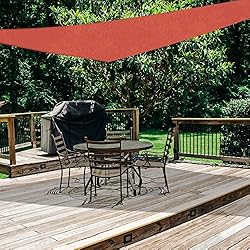AsterOutdoor Sun Shade Sail Triangle 10' x 10' x