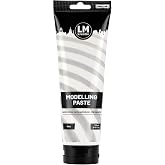 LM-Kreativ Fine Texture White 8.45 fl oz &ndash; Modeling Paste for Acrylic Painting, Textures, and Effects &ndash; Versatile for Canvas, Wood, and Other Surfaces
