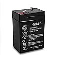 Casil 6v 5ah Battery AGM SLA Rechargeable Battery Replaces 6v 4.5 ah Rechargeable Battery, 6v Battery for Ride on Toys, Emergency Lights ELB-0604 Battery ELB0604 (1)