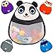 BATH TOY ORGANIZER (Panda) - Safe & Mildew-Free - Perfect for Baby Bath Toys - Organizer w/ 2 FREE Suction Cups for Sturdy Bath Toy Storage