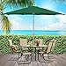 Best Choice Products 9ft Outdoor Water/UV-Resistant Market Patio Umbrella w/Crank Tilt Adjustment, 180G Polyester, Wind Vent, 1.5in Diameter Aluminum Pole - Green