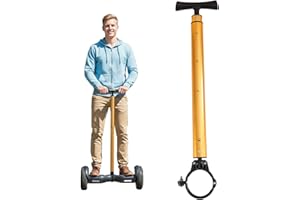Hoverboard Handle, Telescopic Metal Hoverboard Attachment Balance Scooter Handle, for Smart Hover Scooter Skateboard Accessor