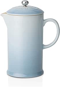 Le Creuset Cafetera Francesa con Prensa de Acero Inoxidable, Cerámica
