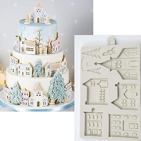 Leoie - Molde de Silicona para decoración de Tartas de Fondant ...