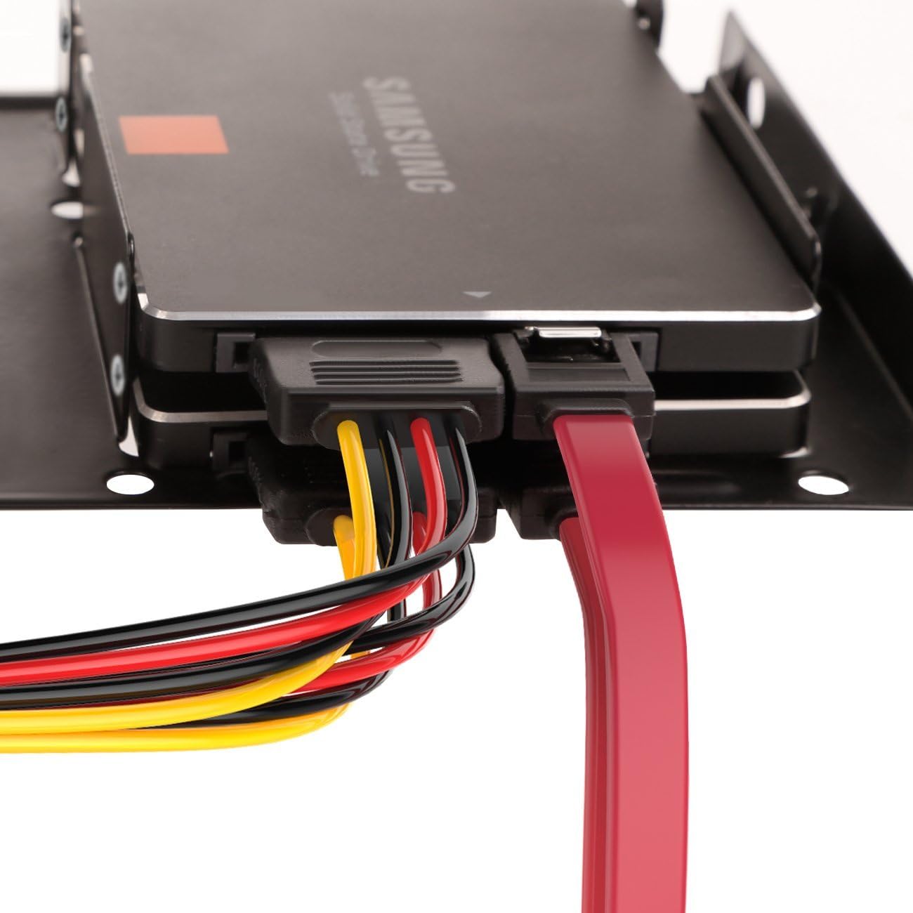 Inateck SSD Mounting Bracket 2.5 to 3.5 with SATA Cable and Power Splitter Cable, ST1002S: Computers & Accessories